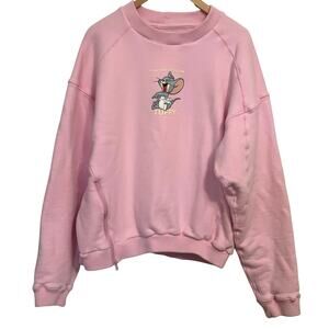 SMFK Tom And Jerry Limited Edition Tuffy Crew Neck Sweater Unisex Medium Read